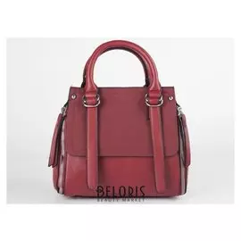 Сумка жен L- 109, отд на молнии, н/карман, длин ремень, красный