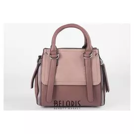 Сумка жен L- 109, отд на молнии, н/карман, длин ремень, пудра