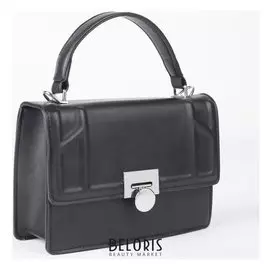 Сумка жен L-1102, 22*9*17, отд на молнии, н/карман, черный