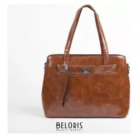 Сумка жен L-12526, 37*13*22, отд на молнии, н/карман, рыжий