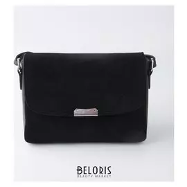 Сумка жен L-1314-3, 27*10*19, отд на молнии, длин ремень, черный