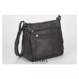 Сумка жен L-174, 22*2*29, отд на молнии, 3 н/кармана, регул ремень, серый