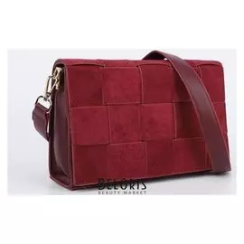 Сумка жен L-19033-1, 25*7*17, отд на клапане, 2 ремня, красный