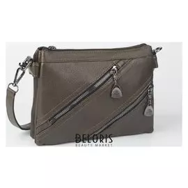 Сумка жен L-19152, 24*2*17, 2 отд на молнии, 3 н/кармана, хакки