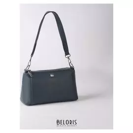 Сумка жен L-20102, 26*8*16, 3 отд на молнии, н/карман, синий