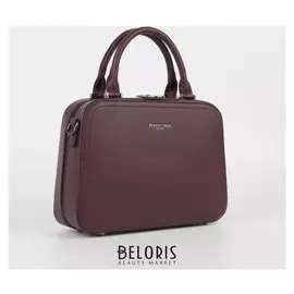 Сумка жен L-8388, 29*10*20, отд на молнии, н/кармна, длин ремень, бордовый