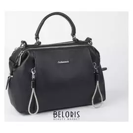 Сумка жен L-867323, 30*12*21, 2 отд на молнии, 3 н/кармана, длин ремень, черный