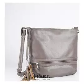 Сумка жен L-892607, 33*14*27, отд на молнии, 2 н/кармана, регул ремень, бежевый