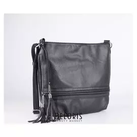 Сумка жен L-892607, 33*14*27, отд на молнии, 2 н/кармана, регул ремень, черный