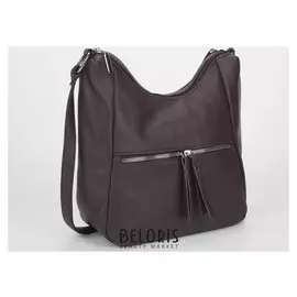 Сумка жен L-892613, 33*13*28, отд на молнии, 2н/карман, регул ремень, бордовый