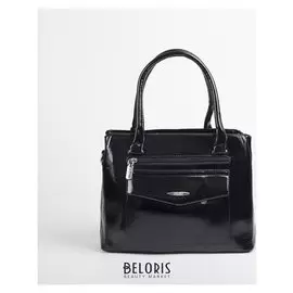 Сумка жен L-9391, 31*14*22, отд на молнии, 3 н/кармана, черный