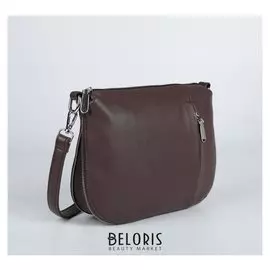 Сумка жен L-947, отд на молнии, н/карман, регул ремень, коричневый
