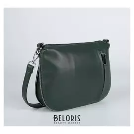 Сумка жен L-947, отд на молнии, н/карман, регул ремень, зеленый