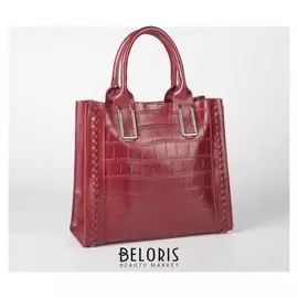 Сумка жен L- 9829, отд на молнии, н/карман, длин ремень, красный