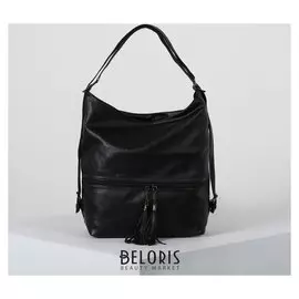 Сумка жен нина, 33*15*28, отд на молнии, 2 н/кармана, черный