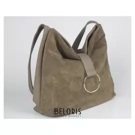 Сумка жен Qq11-432, 34*12*30, отд на молнии, длин ремень, хакки