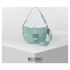 Сумка жен В3, 25*5*15. отд на молнии, мятный