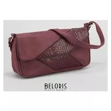 Сумка женская, 1 отдел, наружный карман, цвет бордовый