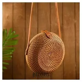 Сумка женская "Фаиза" 21х21х9 см (Ремешок 65 см)