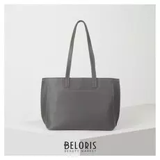 Сумка женская, отдел молнии, цвет серый