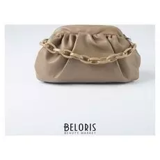 Сумка женская, отдел на фермуаре, длинный ремень, цвет хаки