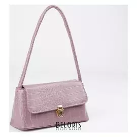 Сумка женская, отдел на клапане, цвет сиреневый