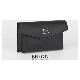 Сумка женская, отдел на клапане, длинный ремень, цвет чёрный