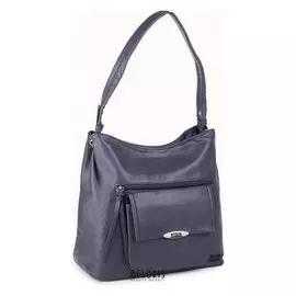 Сумка женская, отдел на молнии, 2 наружных кармана, цвет синий