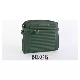 Сумка женская, отдел на молнии, 2 наружных кармана, цвет зелёный