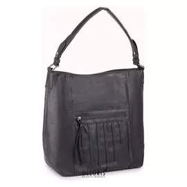 Сумка женская, отдел на молнии, 2 наружных кармана, цвет коричневый