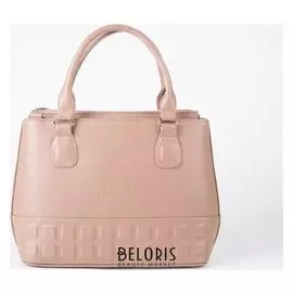 Сумка женская, отдел на молнии, 2 отдела на магните, наружный карман, цвет розовый