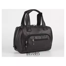 Сумка женская, отдел на молнии, 3 наружных кармана, длинный ремень, цвет коричневый