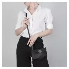 Сумка женская, отдел на молнии, цвет чёрный