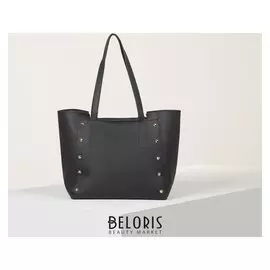 Сумка женская, отдел на молнии, цвет чёрный