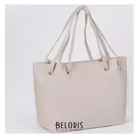 Сумка женская, отдел на молнии, цвет светло-серый