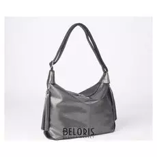 Сумка женская, отдел на молнии, наружный карман, цвет бронза/чёрный