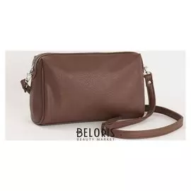 Сумка женская, отдел на молнии, наружный карман, цвет коричневый