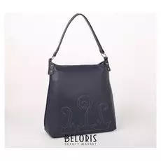 Сумка женская, отдел на молнии, наружный карман, цвет синий