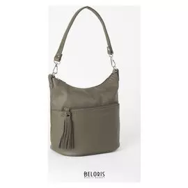 Сумка женская, отдел на молнии, наружный карман, цвет коричневый