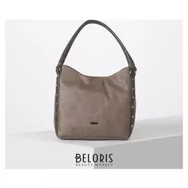 Сумка женская, отдел на молнии, наружный карман, цвет коричневый