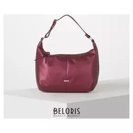 Сумка женская, отдел на молнии, наружный карман, цвет бордовый