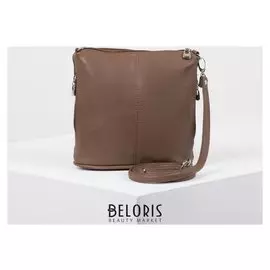 Сумка женская, отдел на молнии, наружный карман, цвет светло-коричневый