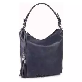 Сумка женская, отдел на молнии, наружный карман, цвет синий