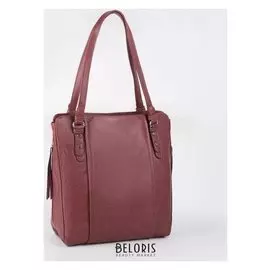 Сумка женская, отдел на молнии, наружный карман, цвет терракотовый