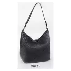 Сумка женская, отдел на молнии, наружный карман, цвет чёрный