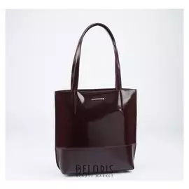 Сумка женская, отдел на молнии, наружный карман, цвет бордовый