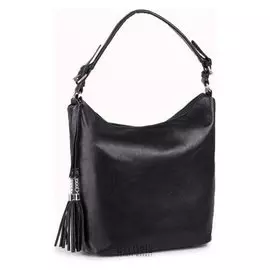 Сумка женская, отдел на молнии, наружный карман, цвет чёрный