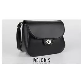 Сумка женская, отдел на молнии, наружный карман, цвет чёрный