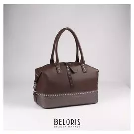 Сумка женская, отдел на молнии, наружный карман, цвет коричневый