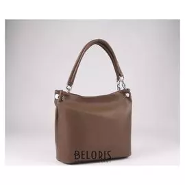 Сумка женская, отдел на молнии, наружный карман, цвет коричневый